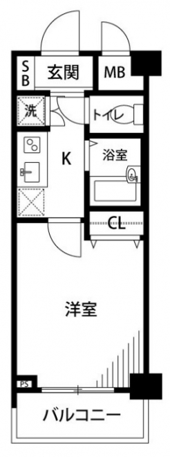 サンテミリオン目白台の間取り図