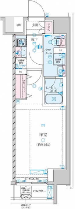 GENOVIA新子安の間取り図