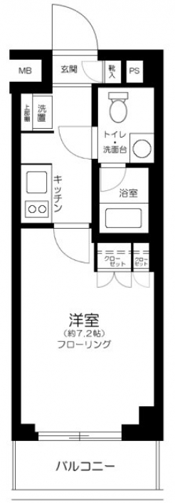 NISHI IKEBUKURO RESIDENCEの間取り図