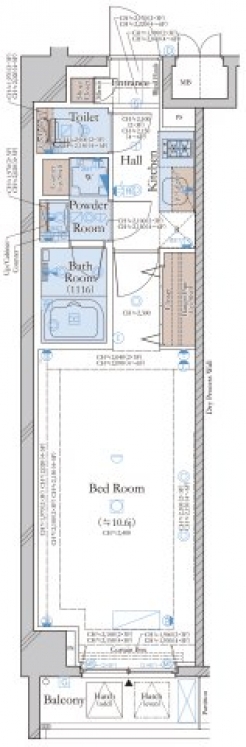 コンシェリア目黒 ＴＨＥ ＲＥＳＩＤＥＮＣＥの間取り図