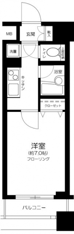 パレステュディオ池袋駅前の間取り図