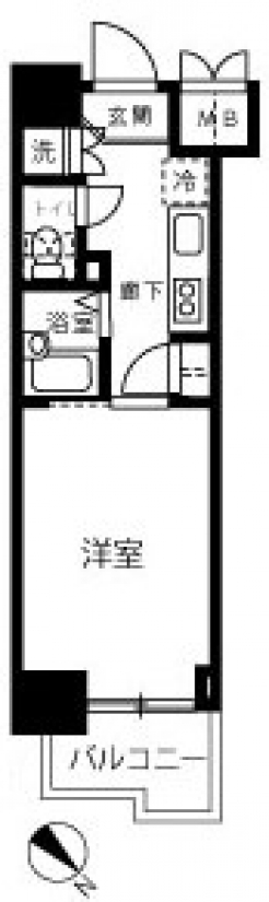 ルーブル文京音羽の間取り図